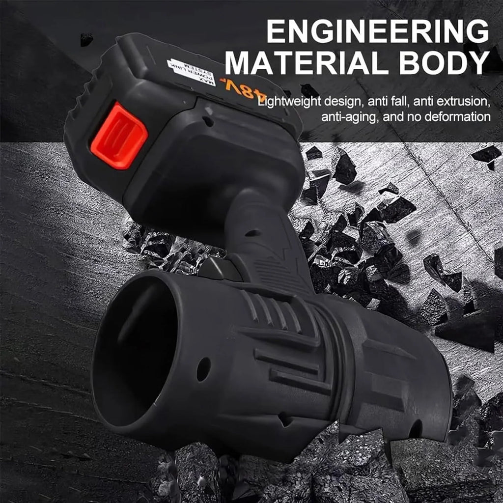 Seese Pro Blower, Seese Cordless Leaf Blower, Turbo Blowers 2.0, Super Power Air Duster for Yard/Patio/Car Cleaning (Blue+1 Batterie)