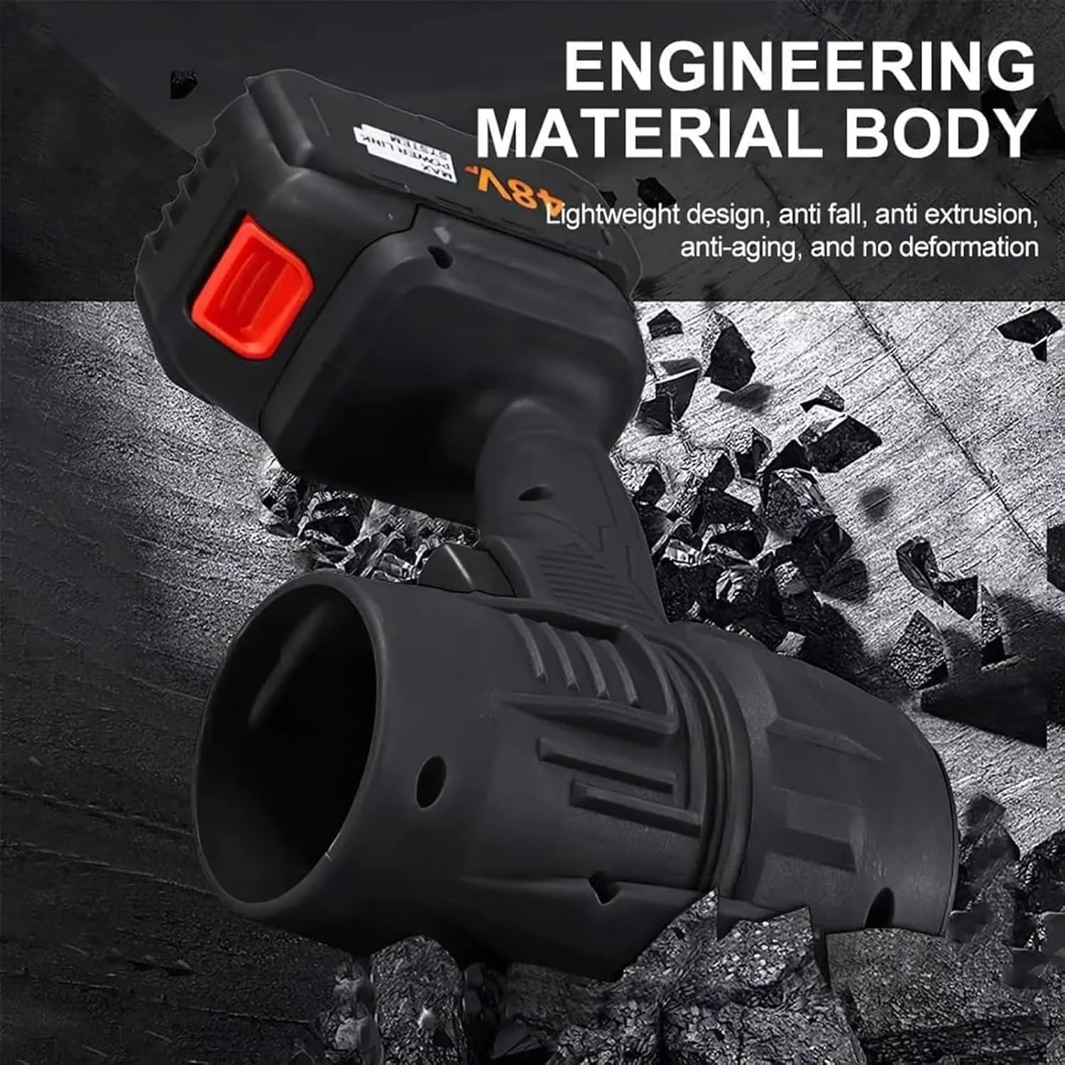 Seese Pro Blower, Seese Cordless Leaf Blower, Turbo Blowers 2.0, Super Power Air Duster for Yard/Patio/Car Cleaning (Blue+1 Batterie)